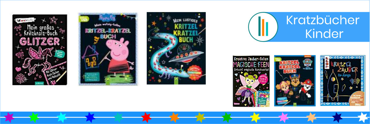 Kratzbücher Kinder